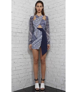MOROCCAN MUSE LONG SLEEVE DRESS