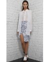 ANGELS OF FIRE MIDI SKIRT